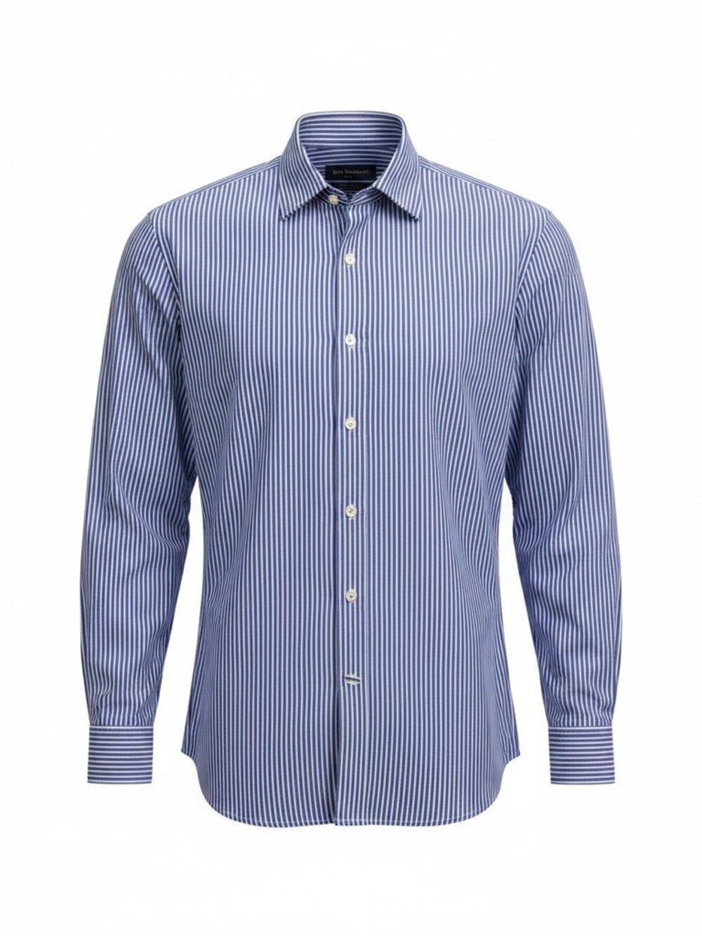 Ben Sherman Blue Pin Stripe Long Sleeved Shirt XL